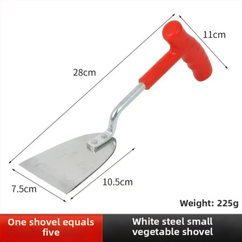 Градинарска лопата от неръждаема стомана за копаене на диви зеленчуци и чесън, засаждане на цветя и плевене — персонализиране по заявка; за битова употреба