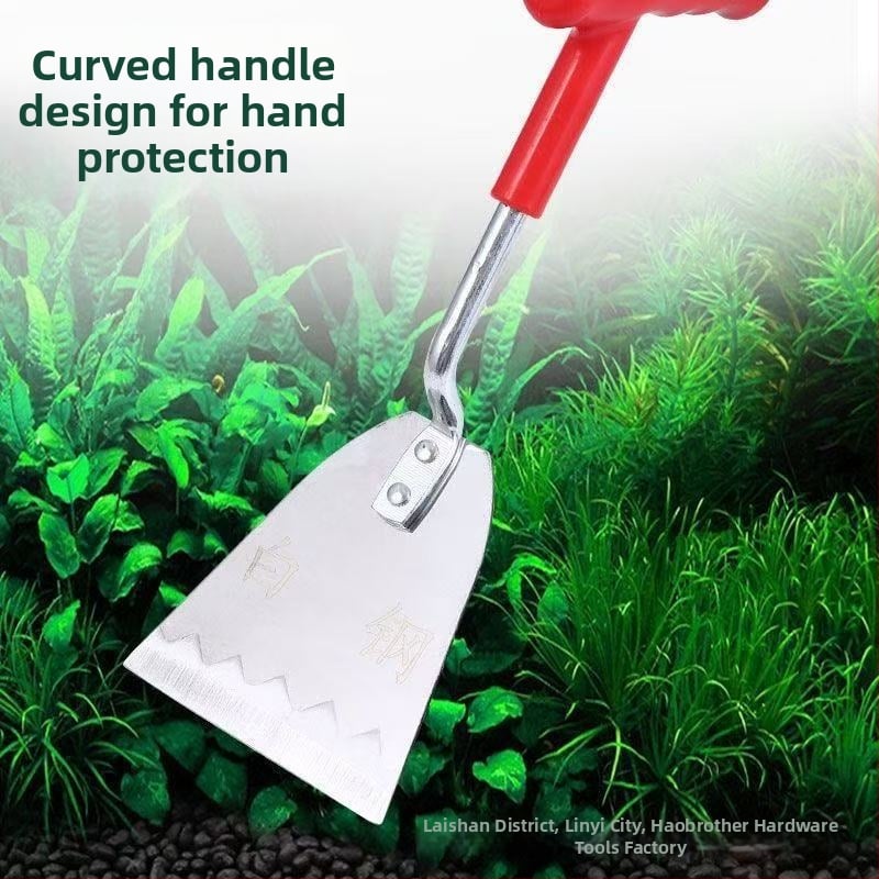 Градинарска лопата от неръждаема стомана за копаене на диви зеленчуци и чесън, засаждане на цветя и плевене — персонализиране по заявка; за битова употреба