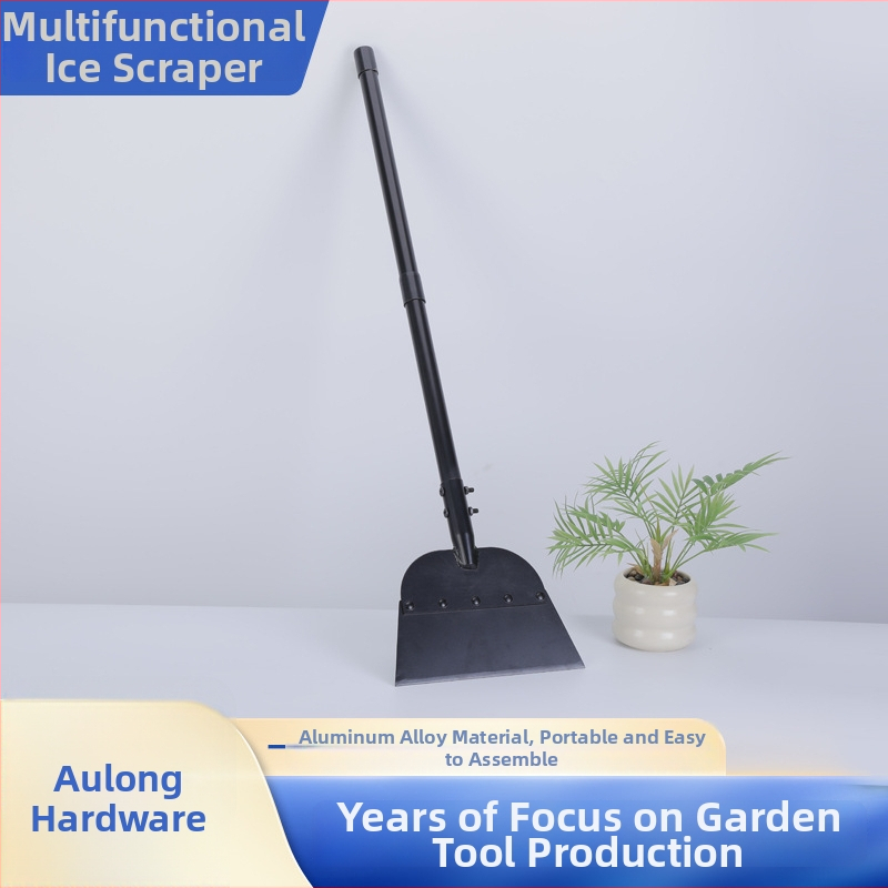Square Dragon Lopată multifuncțională pentru zăpadă și grădină: lopată pentru zăpadă, îndepărtarea buruienilor, curățarea marginii gazonului