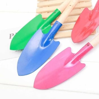 Κηπουρικό εργαλείο με ξύλινο κοντάκι – Μικρό εργαλείο για λουλούδια και σιδερένιο φτυάρι, εργαλείο κήπου Xuzhuan για φύτευση και χαλάρωση εδάφους