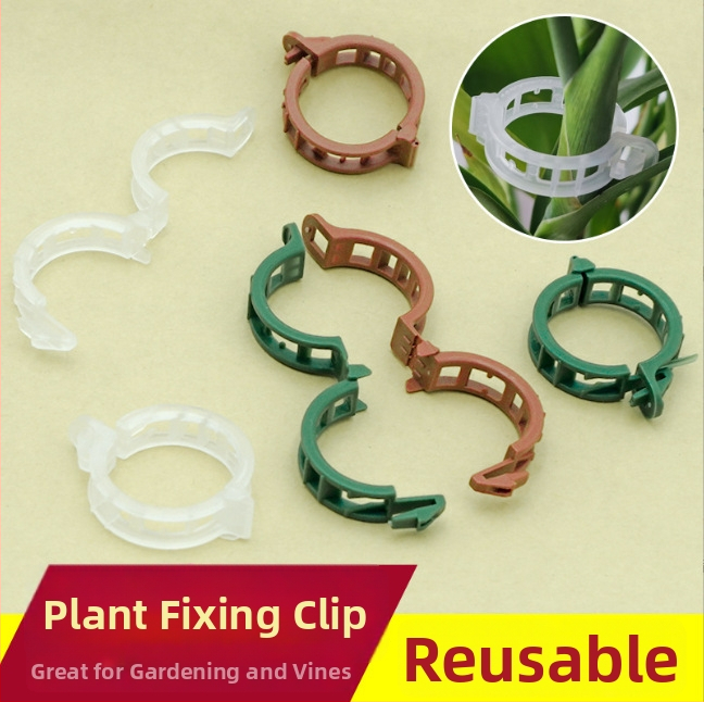 Vynuogių fiksavimo klipsas augalams – plastikinis palaikymo klipsas grotelėms