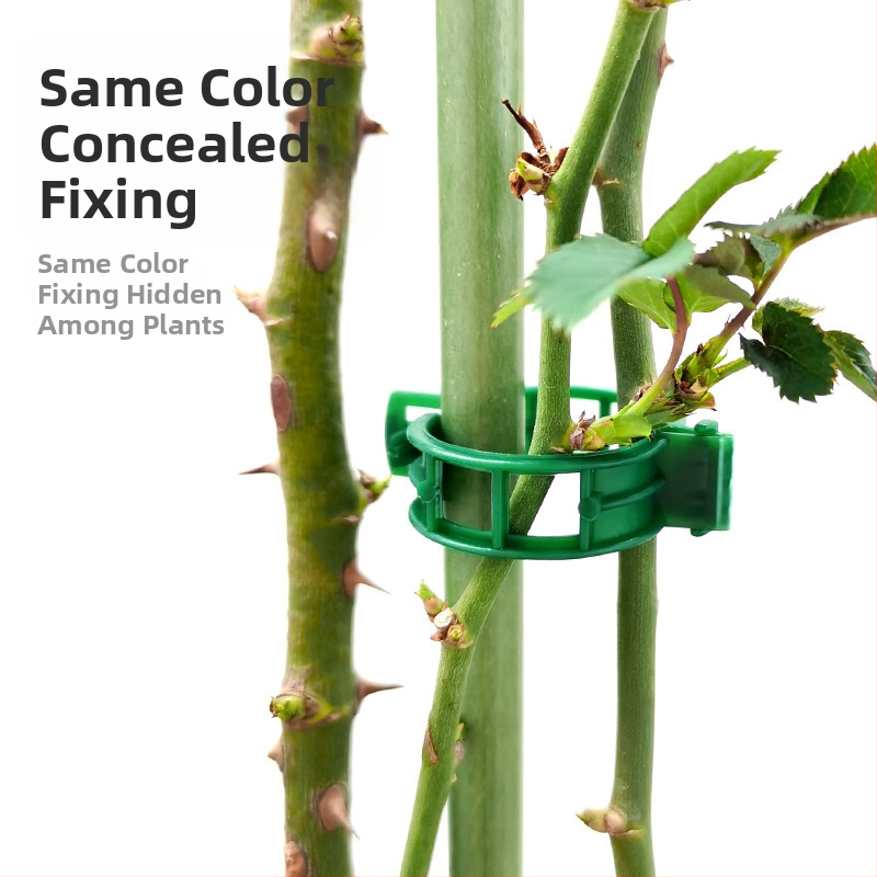 Vynuogių fiksavimo klipsas augalams – plastikinis palaikymo klipsas grotelėms