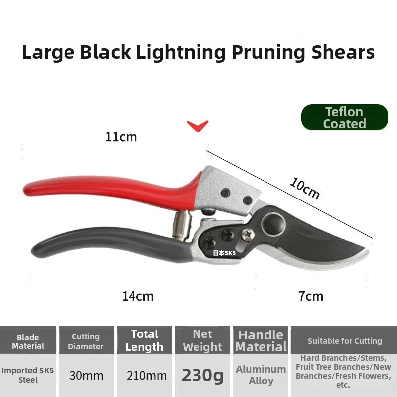 Foarfece de tăiat SK5 – pentru pomi fructiferi, grădinărit, altoire, aranjamente florale, economisire a efortului