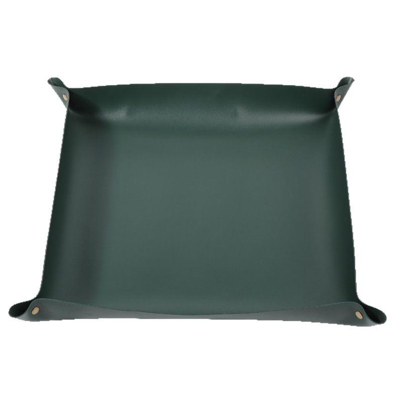 Covoraș de grădină din piele, impermeabil, piele PVC bidirecțională, pentru transplantarea plantelor în ghivece și lucrări cu sol; greutate aproximativ 350 g