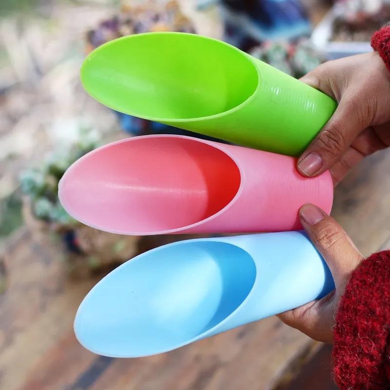 Qintian plastična okrugla lopata za kućnu njegu vrtlarstvo – alat za premještanje tla za male posude