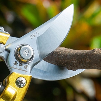 Foarfecă de tăiat fructe pentru pomi, design ergonomic ce economisește efortul, foarfecă de grădină Master Huang din oțel SK5
