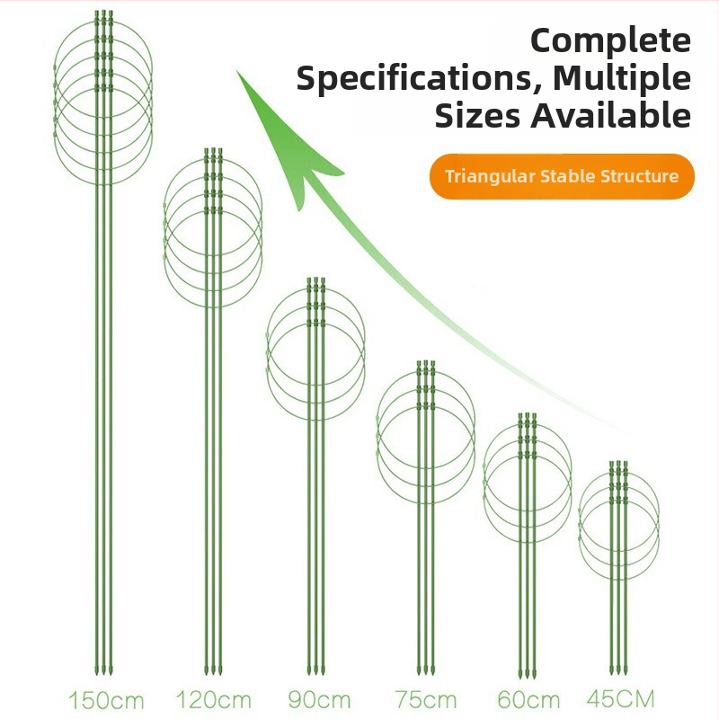 Rui Tree Nastaviteľný rám na rastliny z plastom potiahnutej oceľovej trubky – vhodný do interiéru, kancelárie a domova