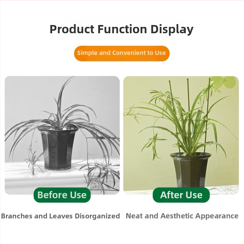 Rui Tree Nastaviteľný rám na rastliny z plastom potiahnutej oceľovej trubky – vhodný do interiéru, kancelárie a domova