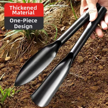 Κηπουρικό φτυάρι σε σχήμα φύλλου με λάμα από μαγάνιο ατσάλι και ενισχυμένη κατασκευή από σίδερο, κατάλληλο για φύτευση λαχανικών