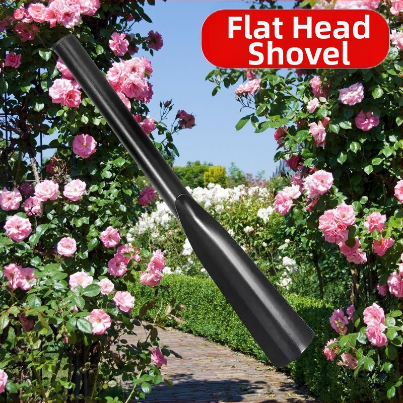 Κηπουρικό φτυάρι σε σχήμα φύλλου με λάμα από μαγάνιο ατσάλι και ενισχυμένη κατασκευή από σίδερο, κατάλληλο για φύτευση λαχανικών