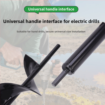 Set de burghie spiralate pentru forarea solului — Digging, destinat cultivatorilor agricoli