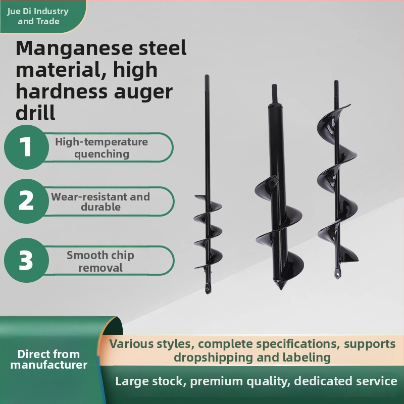 Set de burghie spiralate pentru forarea solului — Digging, destinat cultivatorilor agricoli