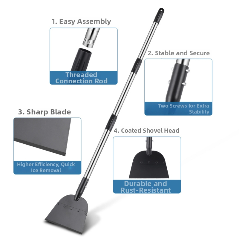 Miaro κηπουρικό φτυάρι για χιόνι και πάγο – αποπάγωμα και καθάρισμα των ακρών του γκαζόν