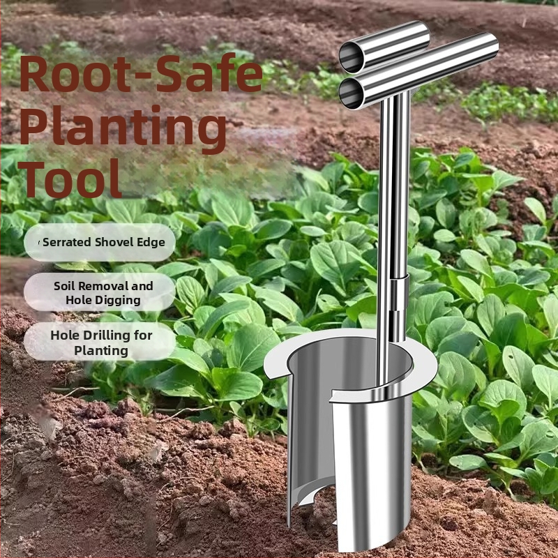 Nástroj na presádzanie sadeníc pre zeleninu, vrtanie dier, ľahké ovládanie
