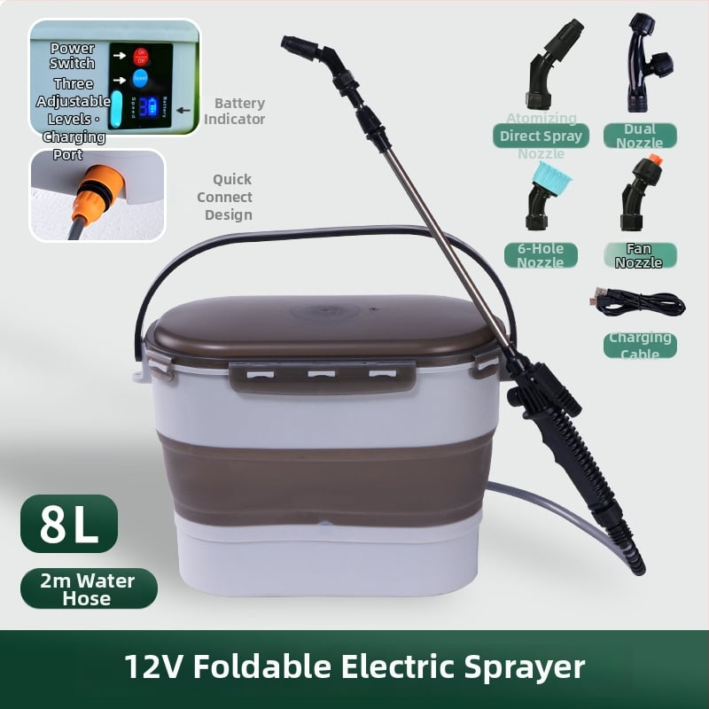 Clash пластмасова поливна каничка / спрей бутилка със атомизираща дюза за озеленяване, домашна градина и земеделие