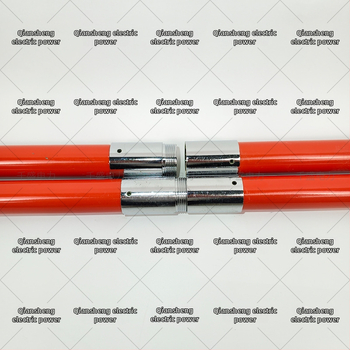 Телескопични изолирани ножици за високи клони с лезвие от 65Mn и диаметър на рязане 30 мм, дръжка от епоксидна смола