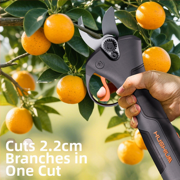 Електрически ножици за подстригване, безчетков мотор, вградена литиева батерия, зареждане Type-C, за плодови дървета и дебели клони