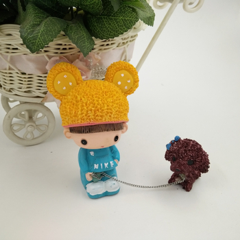 Figurica šteneta od smole - Lijie, crtani stil za DIY mali krajolik (Materijal: smola; Marka: Lijie; Kategorija: Životinje; Pakiranje: kartonska kutija)