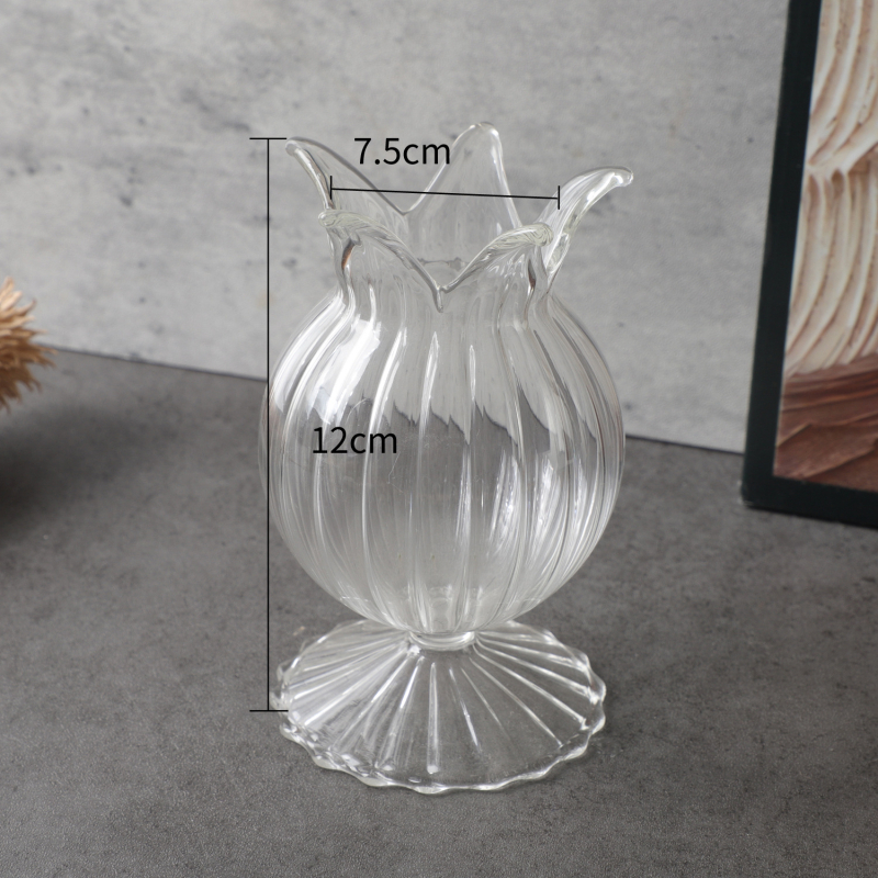 Vază din sticlă pentru micro-peisaj ecologic, din sticlă borosilicat înaltă, pentru birou sau sufragerie