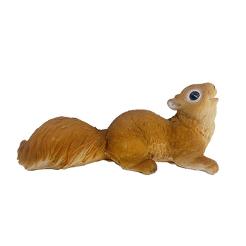 Pandantiv din rășină cu veveriță, ornament peisaj mini pentru grădină și curte