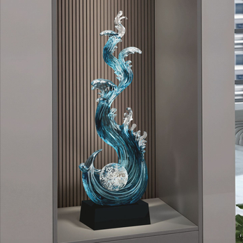 Beihanmei Obiect decorativ din rășină - Stil chinezesc nou pentru sufragerie și mobilier TV