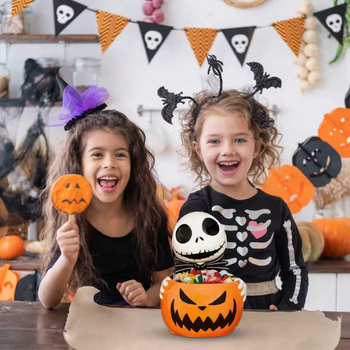 Stolni ukras od smole: Halloween zoo s tikvom, moderan minimalistički stil, pogodna kao osobni dar