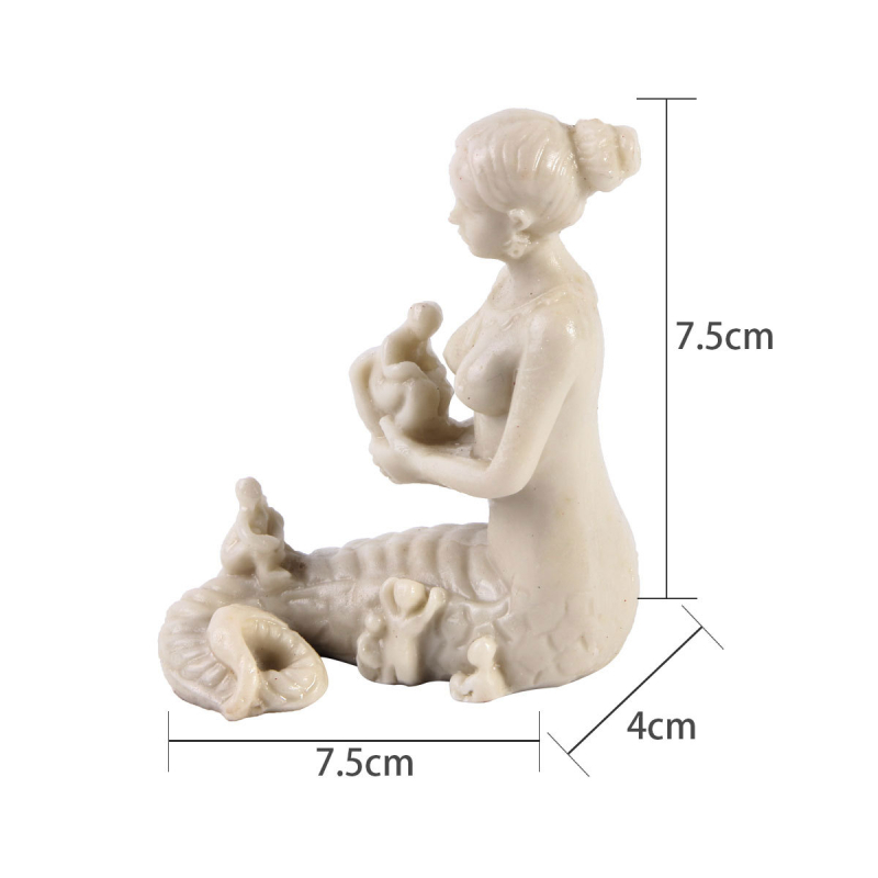 Smolna mini krajolik u posudi od smole — dekor za dom; Marka Ruhao Crafts; Kategorija: Proizvodi od smole; Materijal: smola