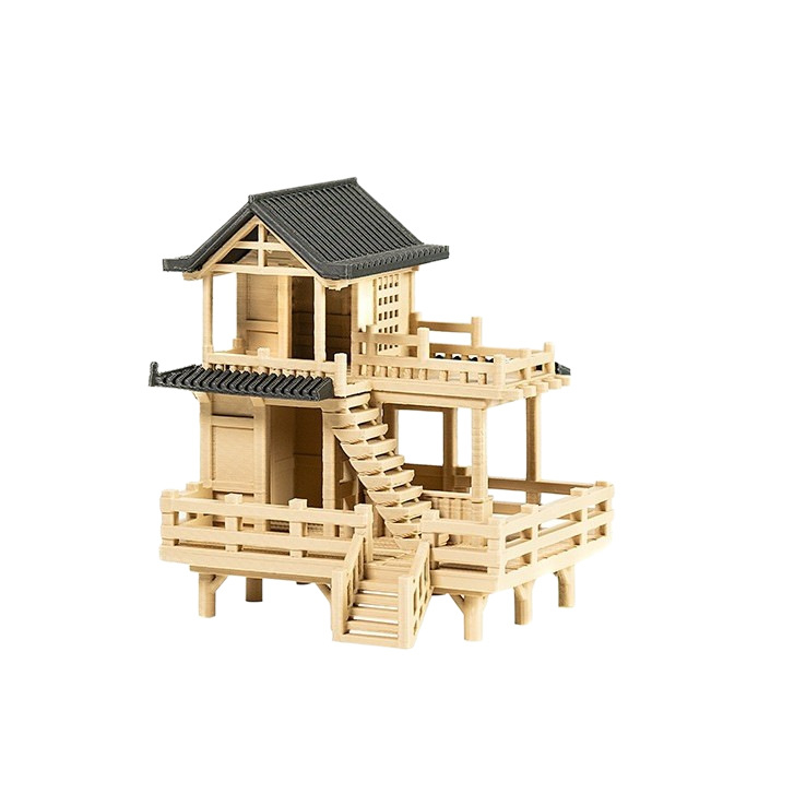 3D ispisani dodaci za dizajn krajolika, bonsai, kamenjar, paviljone, drevne zgrade i dvorišta u kineskom stilu