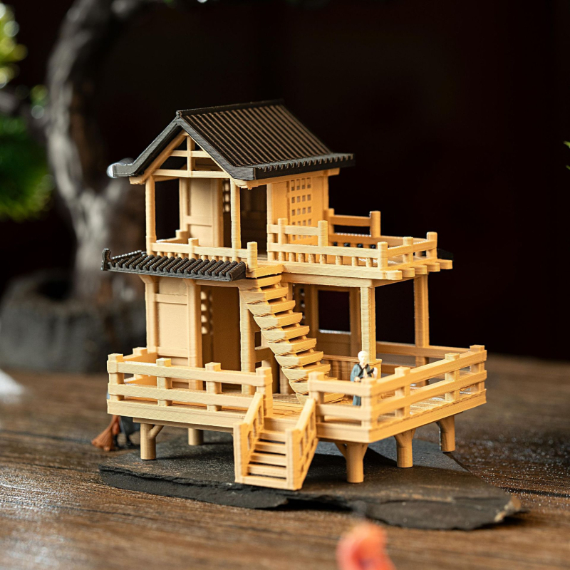 3D ispisani dodaci za dizajn krajolika, bonsai, kamenjar, paviljone, drevne zgrade i dvorišta u kineskom stilu