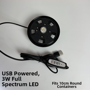 Sūnu augu gaisma - USB barošana, stikla ekoloģiska pudele, mikro ainavas prožektors akvārijiem un ūdens augiem