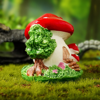 Kuca gljiva za mikropejzaž - Crtana PVC figurica Little jiaola, pakirana u PE vrećicu