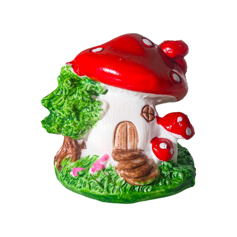 Kuca gljiva za mikropejzaž - Crtana PVC figurica Little jiaola, pakirana u PE vrećicu