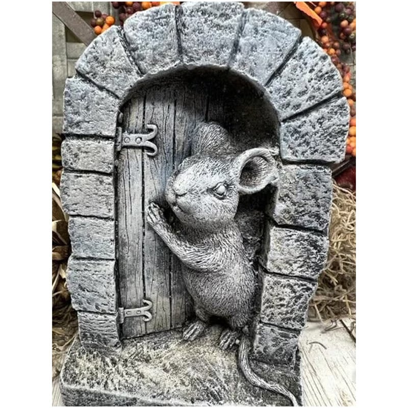 Skulptura za vrt od smole, mini pejzažna dekorativna figura