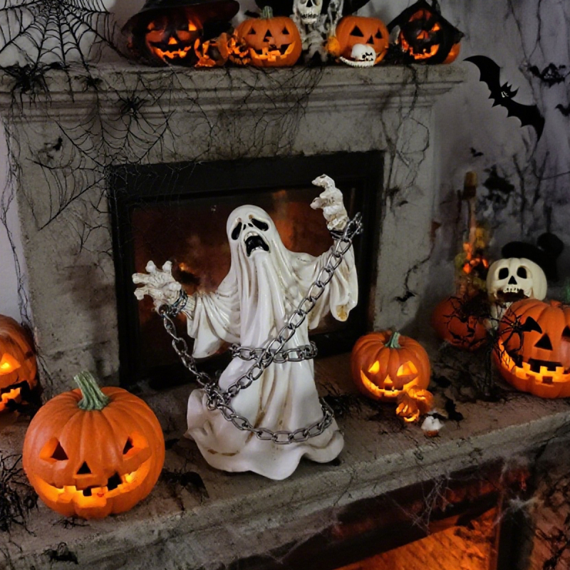 Halloween duh od smole - mini krajolik za stolni dekor u unutarnjem prostoru