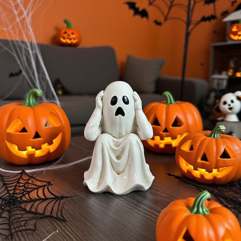 Halloween duh od smole - mini krajolik za stolni dekor u unutarnjem prostoru