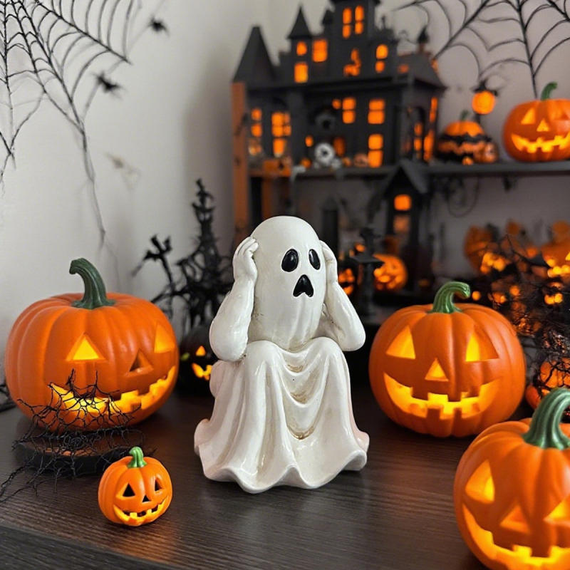 Halloween duh od smole - mini krajolik za stolni dekor u unutarnjem prostoru