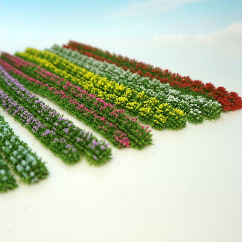 Benzi plastice pentru tufişuri şi iarbă decor miniaturală, DIY, lucrate manual, stil pastoral, ambalaj PE cu sigiliu auto