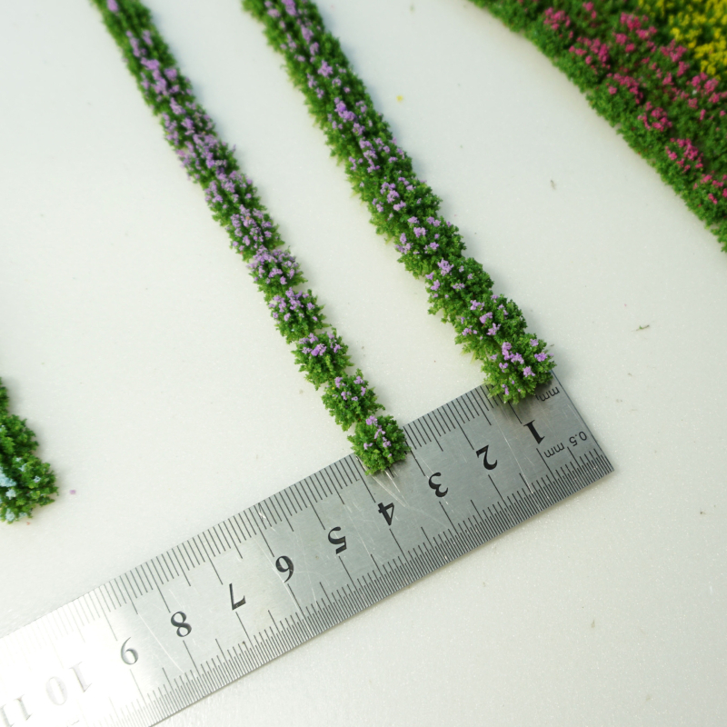 Benzi plastice pentru tufişuri şi iarbă decor miniaturală, DIY, lucrate manual, stil pastoral, ambalaj PE cu sigiliu auto