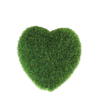 Bilă de mușchi din spumă, flocking electrostatic, stil polygonal, personalizare disponibilă, ambalaj OPP — decor pentru peisaje de grădină