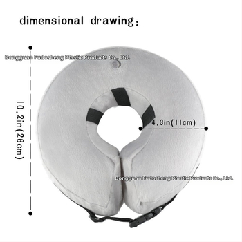 Подуваем кучешки нашийник за постоперативна употреба, против обливане, екологично чист PVC, код Dbb 000013