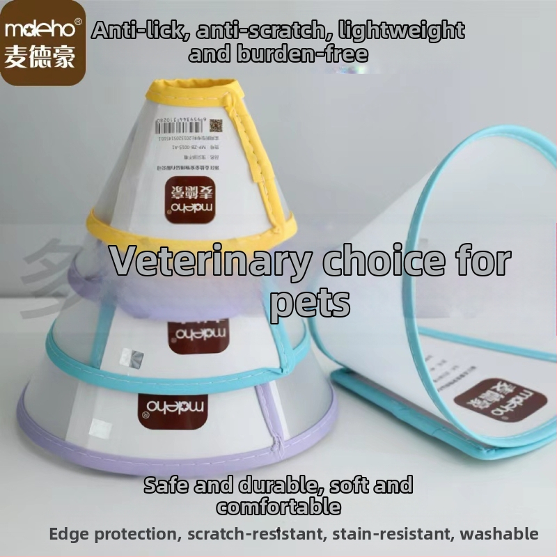 Elizabethán golier pre domáce zvieratá, Medho, jednobaretný vzor, PP materiál, pre psa, vhodný pre všetky ročné obdobia