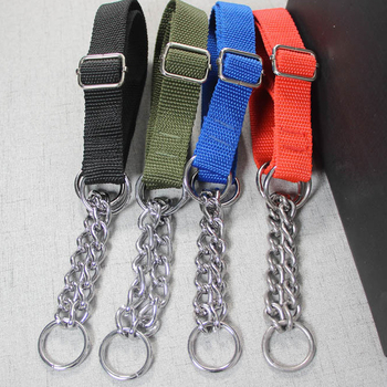 Нейлонов кучешки нашийник с P-ланец – нашийник за домашни любимци, 50 бр.