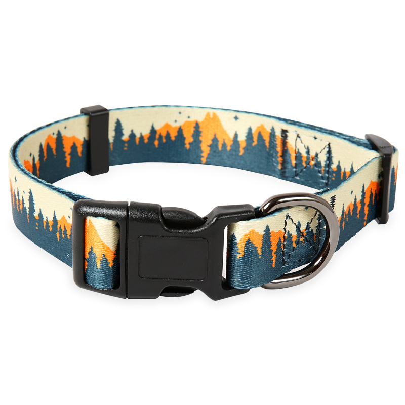 Állítható nylon kutyanyakörv kioldódás elleni védelemmel, hétköznapi stílus, univerzális illeszkedés
