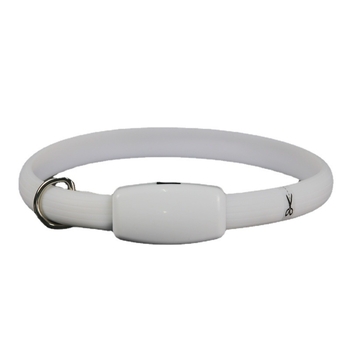 USB töltő LED világító kutyanyakörv éjszakai sétákhoz