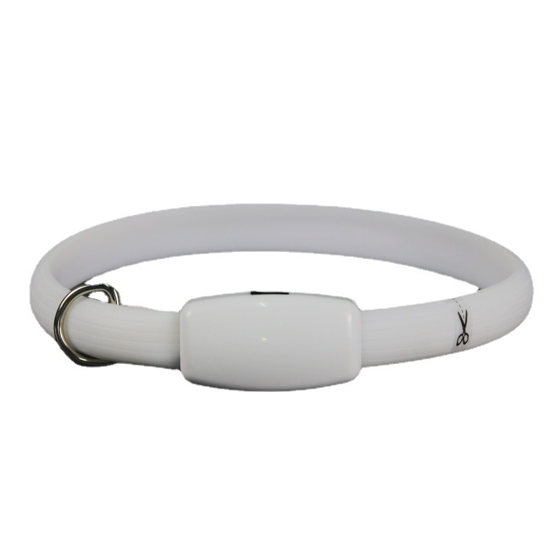 USB töltő LED világító kutyanyakörv éjszakai sétákhoz