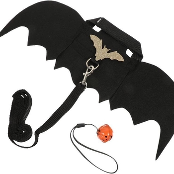 Aripi de lilieci pentru animale de companie – model solid cu paiete; material: lână/felt; stil: Halloween