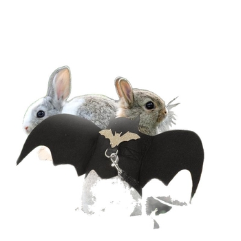 Aripi de lilieci pentru animale de companie – model solid cu paiete; material: lână/felt; stil: Halloween