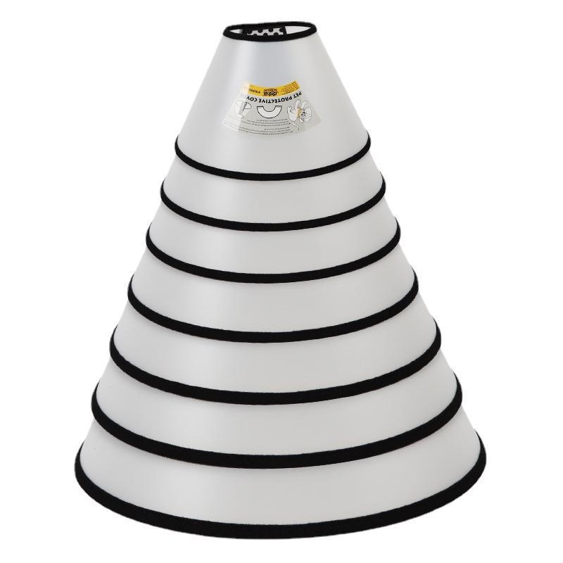 Fan'an Colier protector pentru baie și îngrijire pisici, plastic, model solid, potrivire universală