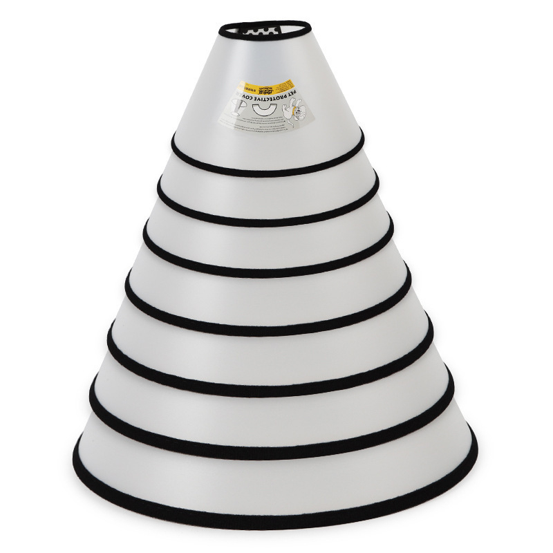 Fan'an Colier protector pentru baie și îngrijire pisici, plastic, model solid, potrivire universală