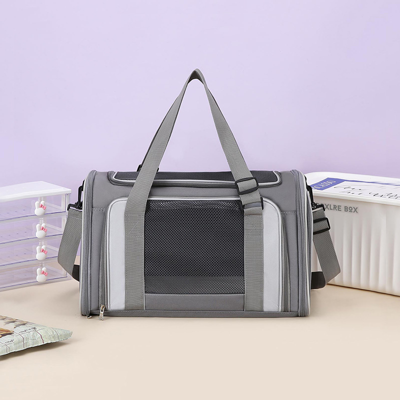 Канва котешка чанта за пътуване, чанта за домашни любимци; Материал: Канва; Категория: Чанта за домашни любимци; Внос: Не